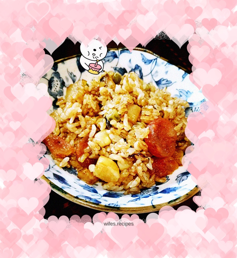 Claypot rice (rice cooker version)