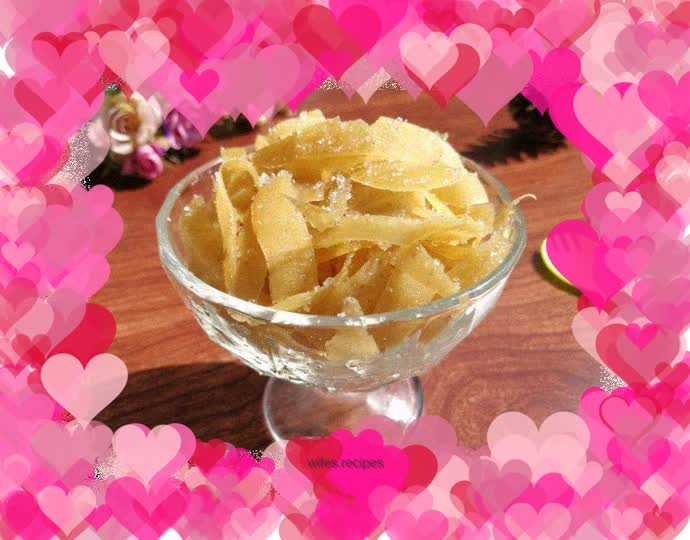 Candied grapefruit peel