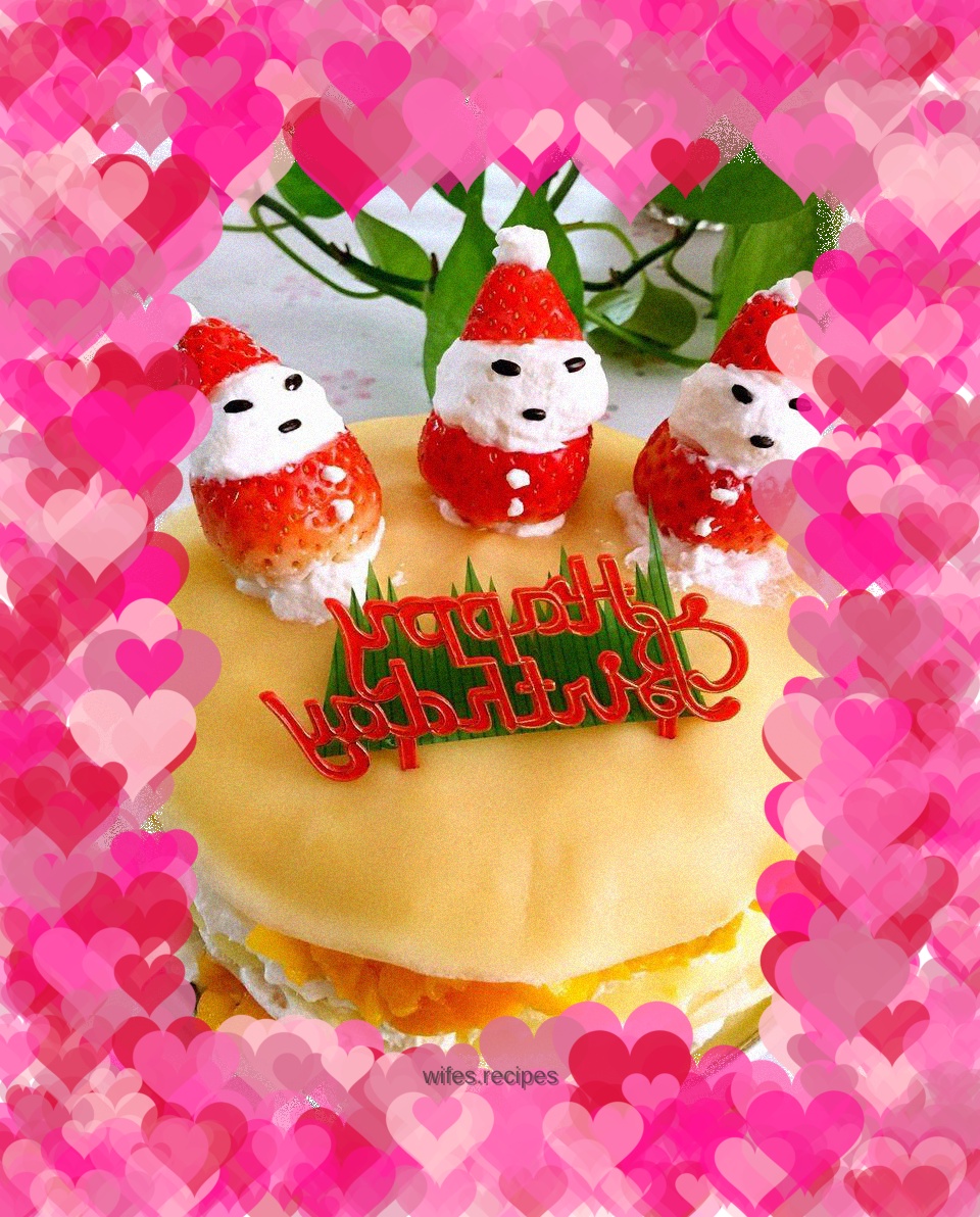 Durian layer cake - son’s birthday cake