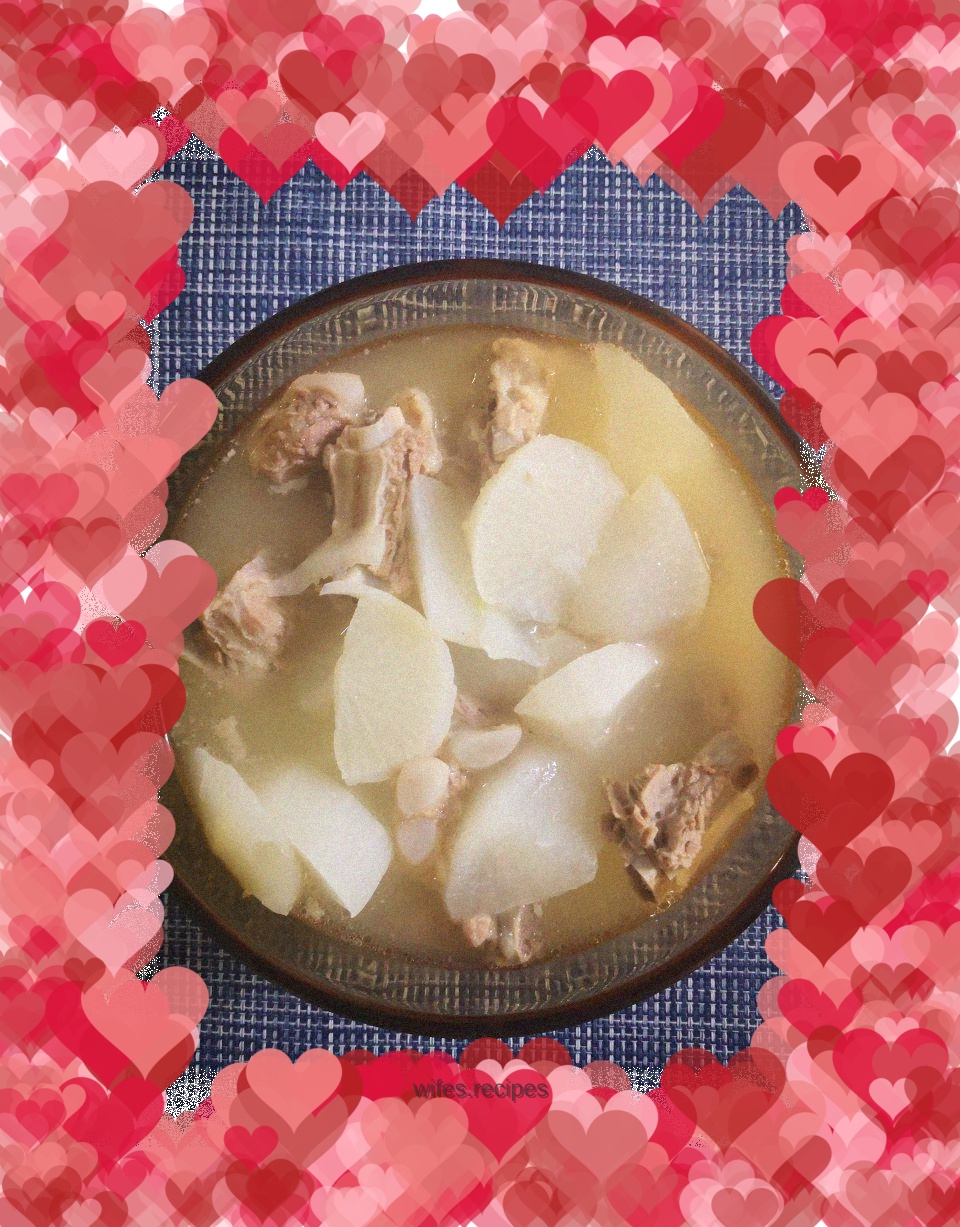 #radish#——radish spareribs soup