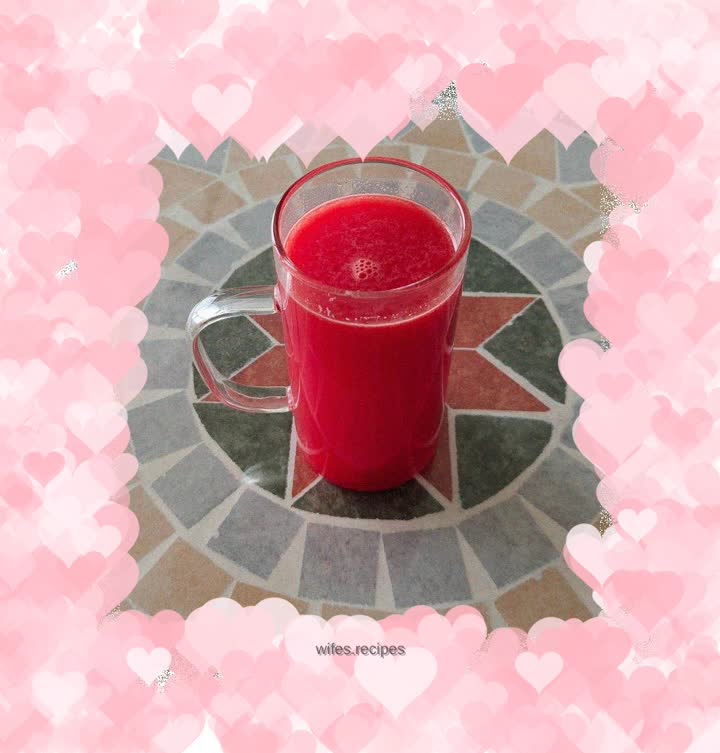 Summer refreshing drink - watermelon juice