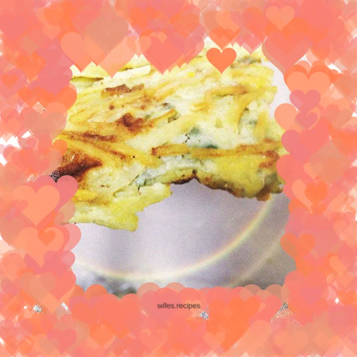 Potato shredded cake