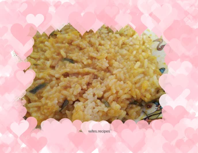 Sweet Pumpkin Rice [Super Simple]