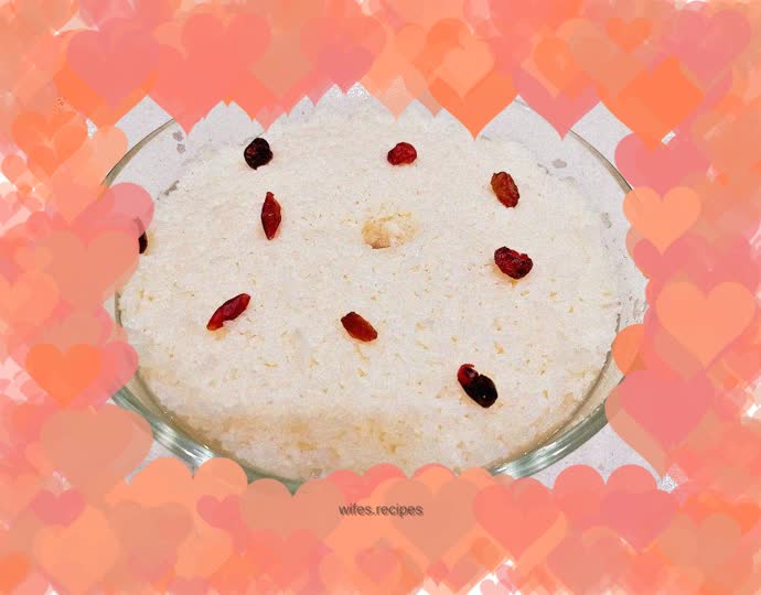 Home-brewed sweet wine (mash)