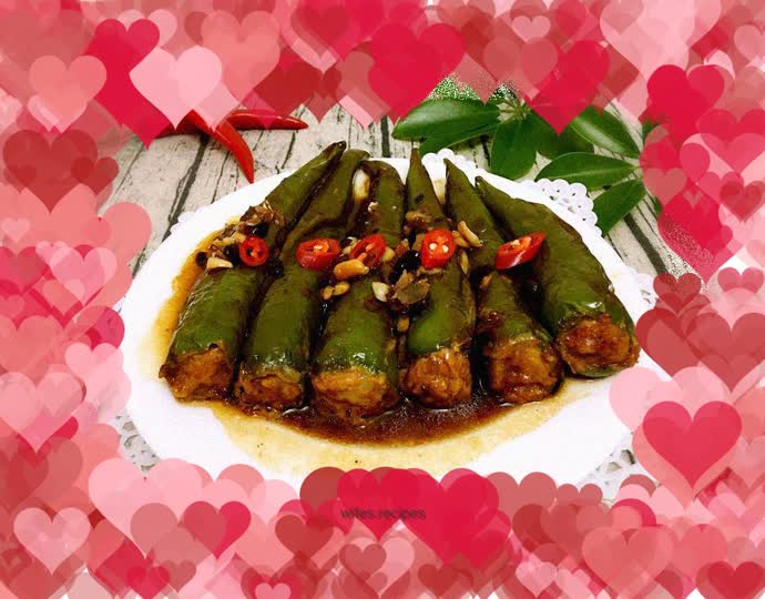 Stuffed Pork with Spicy Peppers