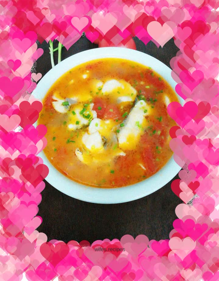 Tomato fillet soup
