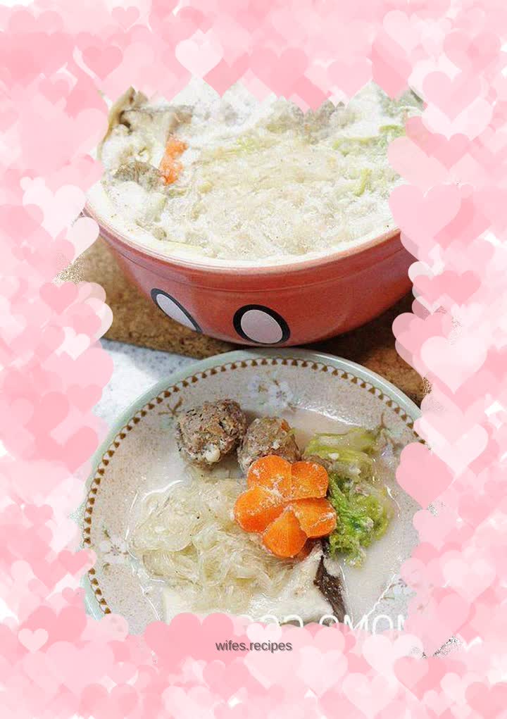 Autumn and winter nourishing soy milk hot pot