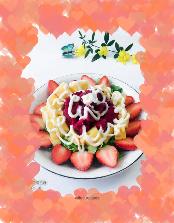 Fruit and vegetable salad