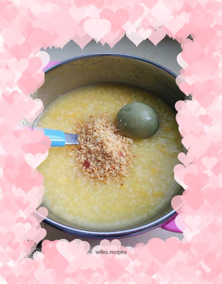 Sweet potato and millet porridge