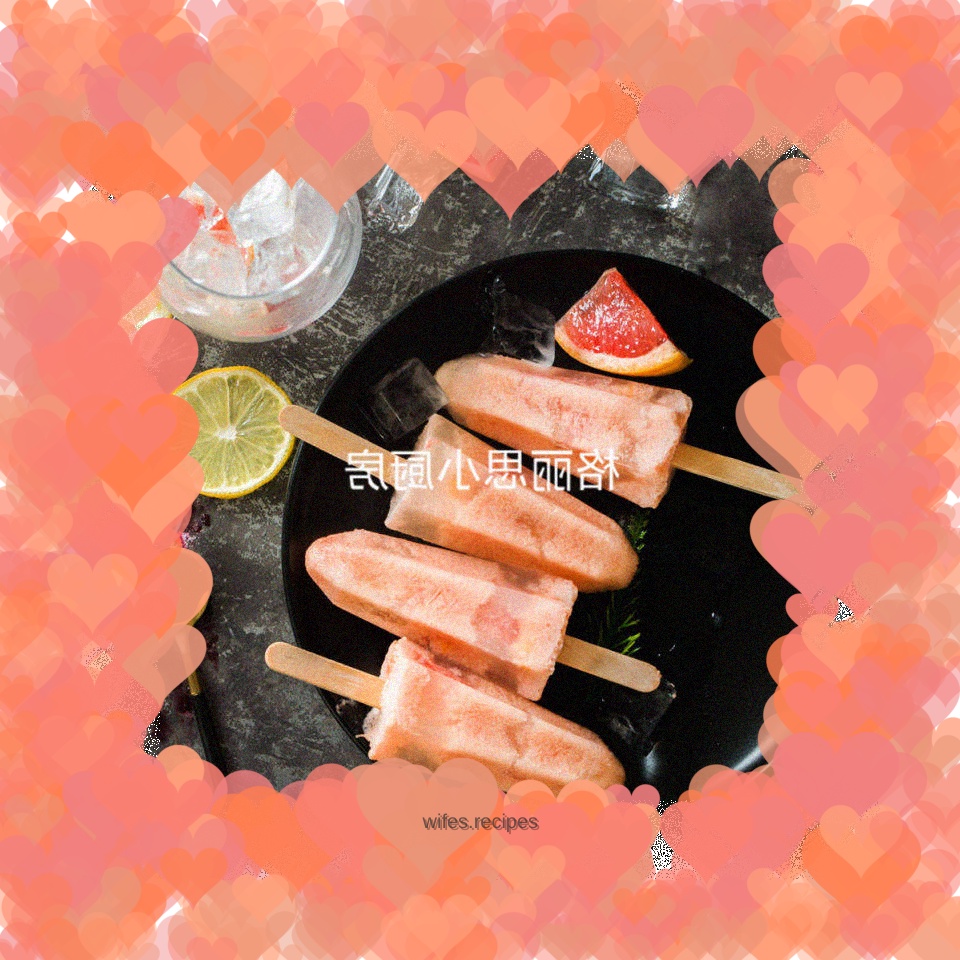 Grapefruit popsicles catch the tail of summer