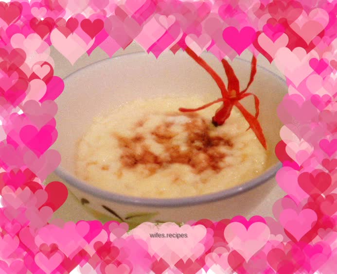 Microwave milk and egg custard