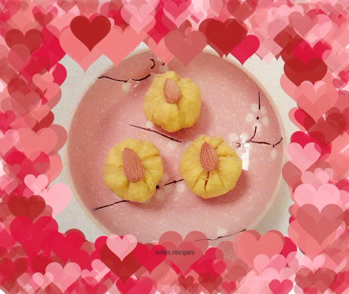 Sweet potato and chestnut dumplings