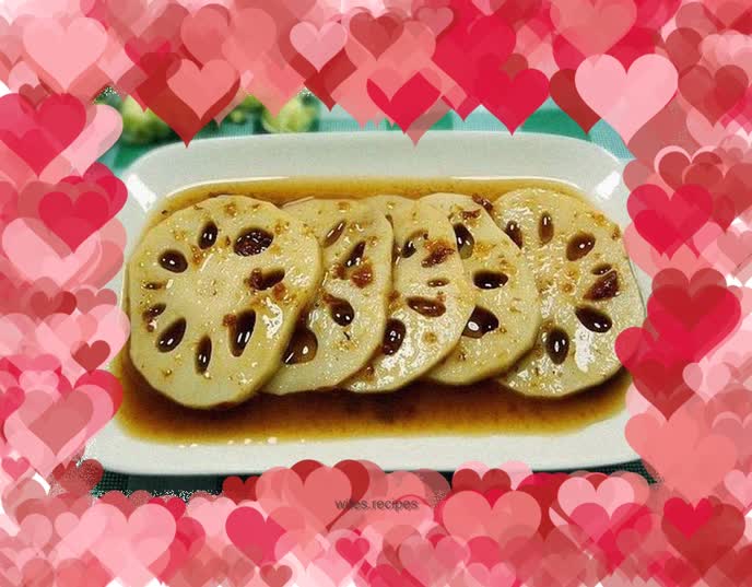 It can be used as a cold dish or as a snack - Plum Lotus Root