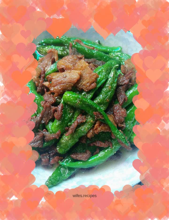 Spicy pepper pork belly