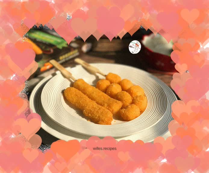 Rice cakes & cheese sticks