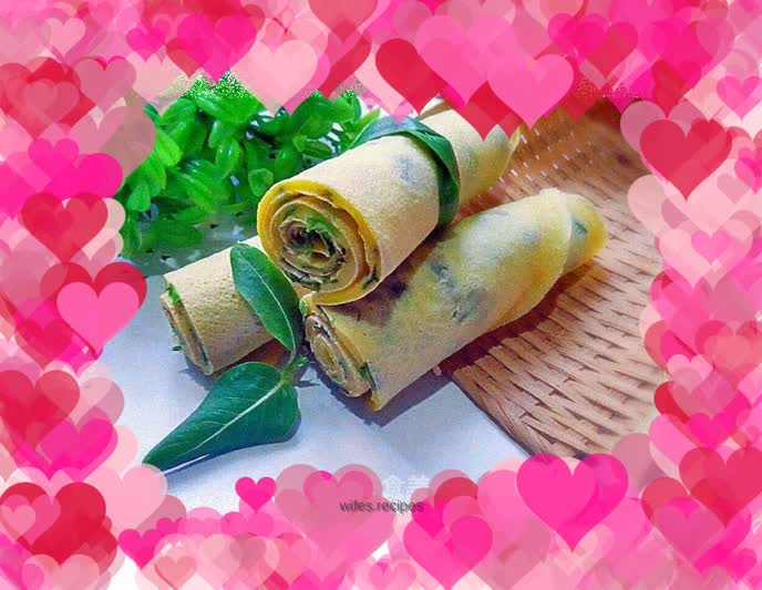 Chive egg roll