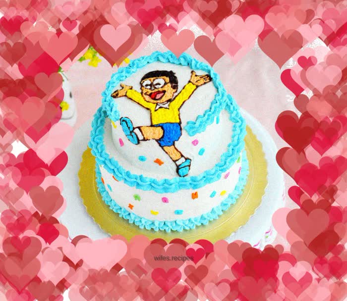 Nobita birthday cake