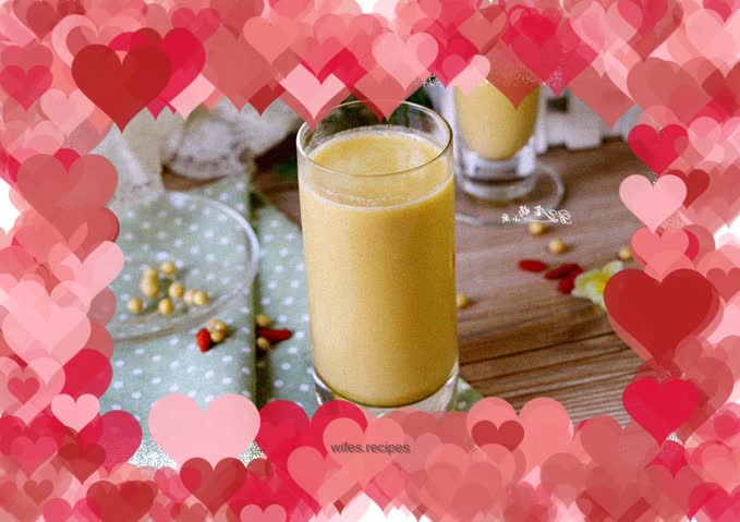 Wolfberry corn soy milk