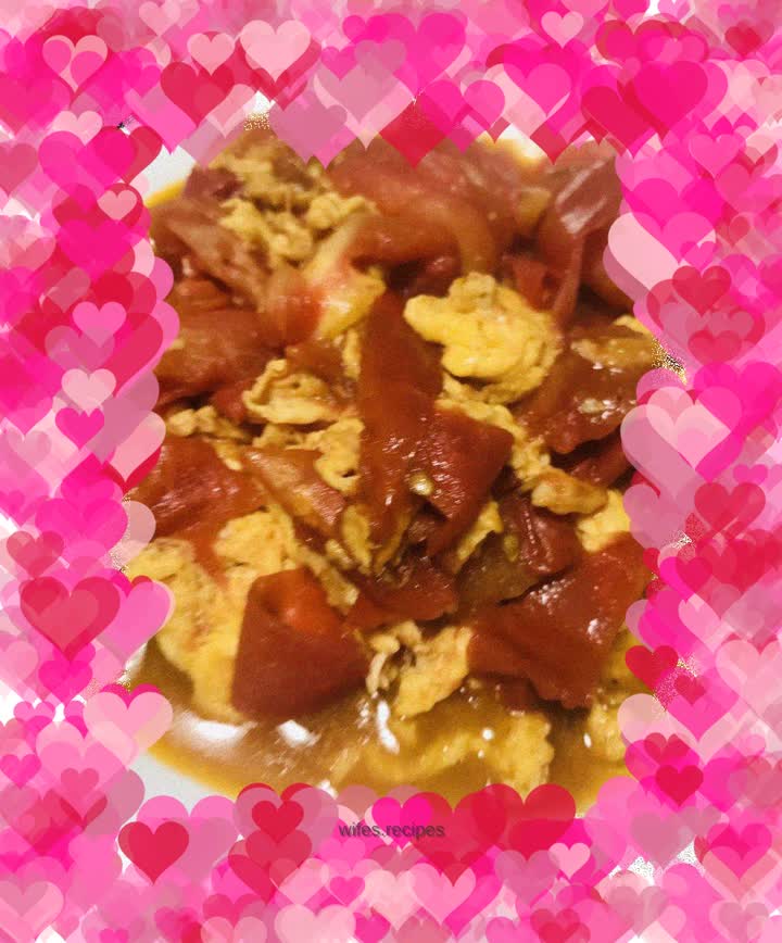 Tomato scrambled eggs