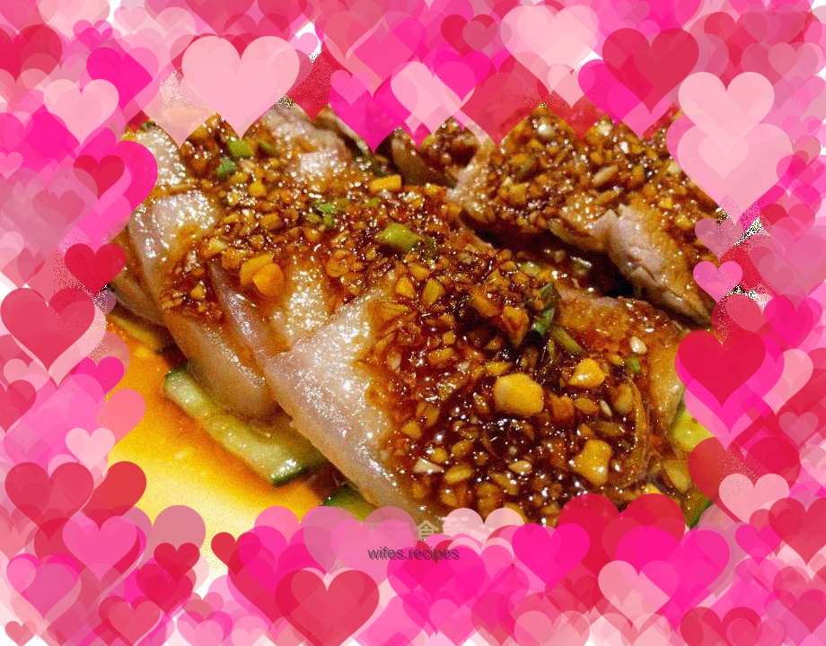 Garlic white meat (simple version)
