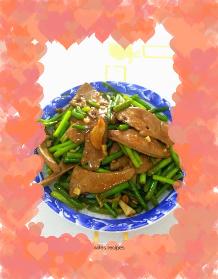 Garlic moss and liver tip