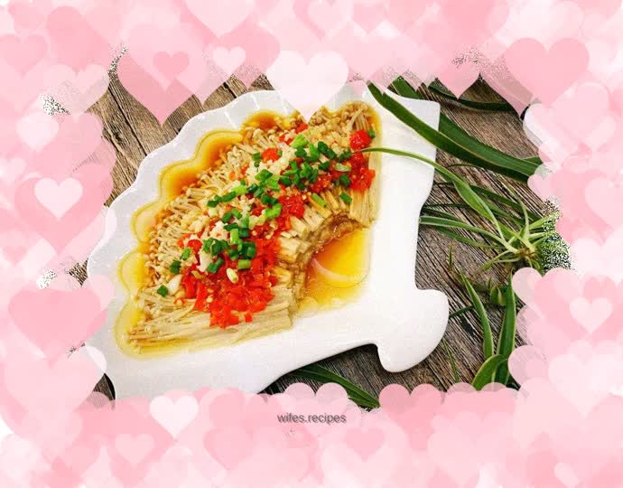 Chopped Pepper Enoki Mushroom