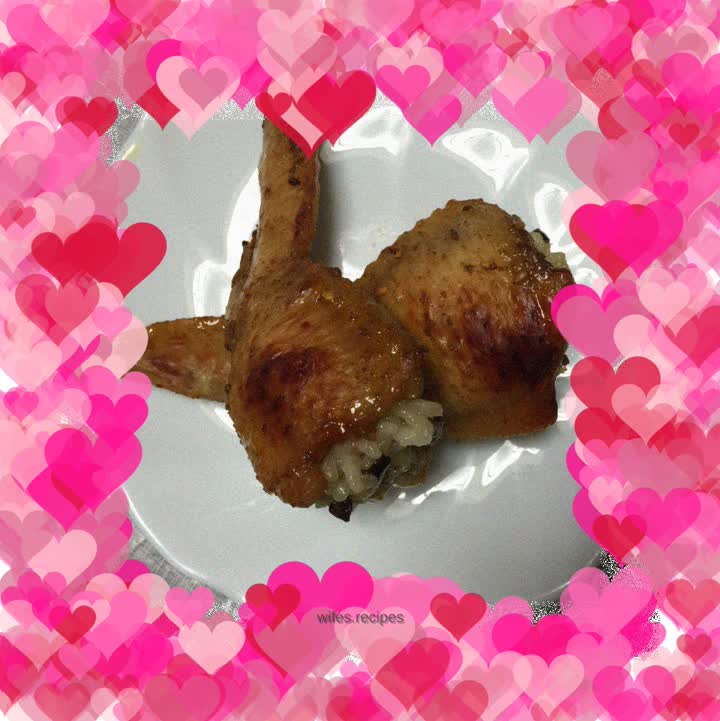 Chicken Wings with Rice