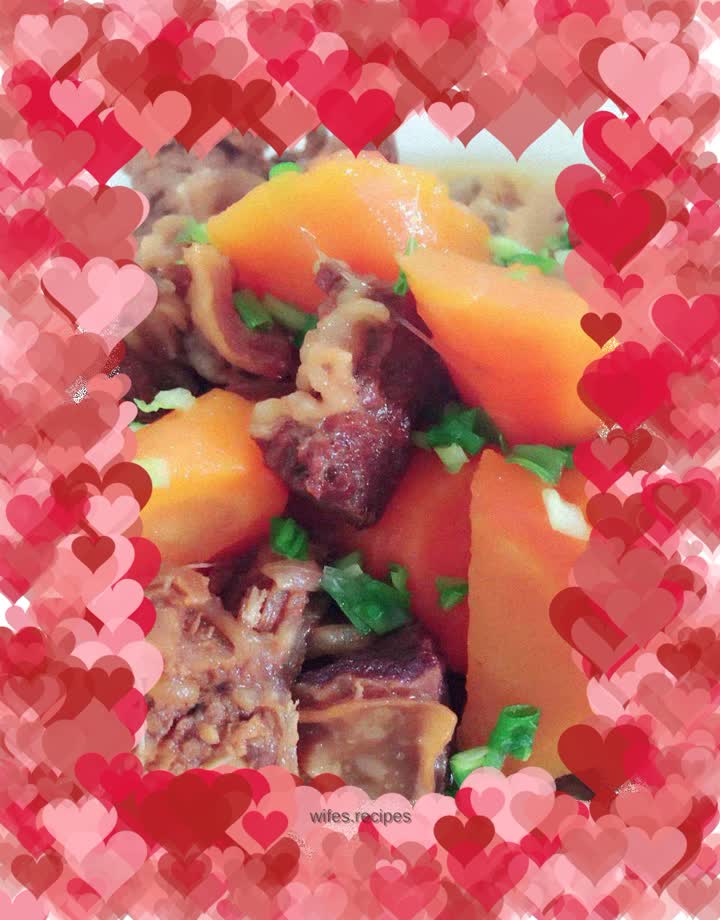 Stewed Beef Brisket with Carrots