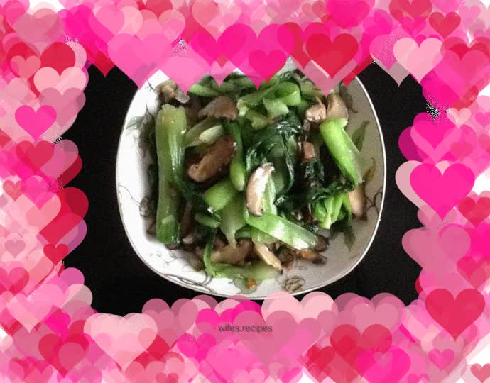 Green vegetables in oyster sauce