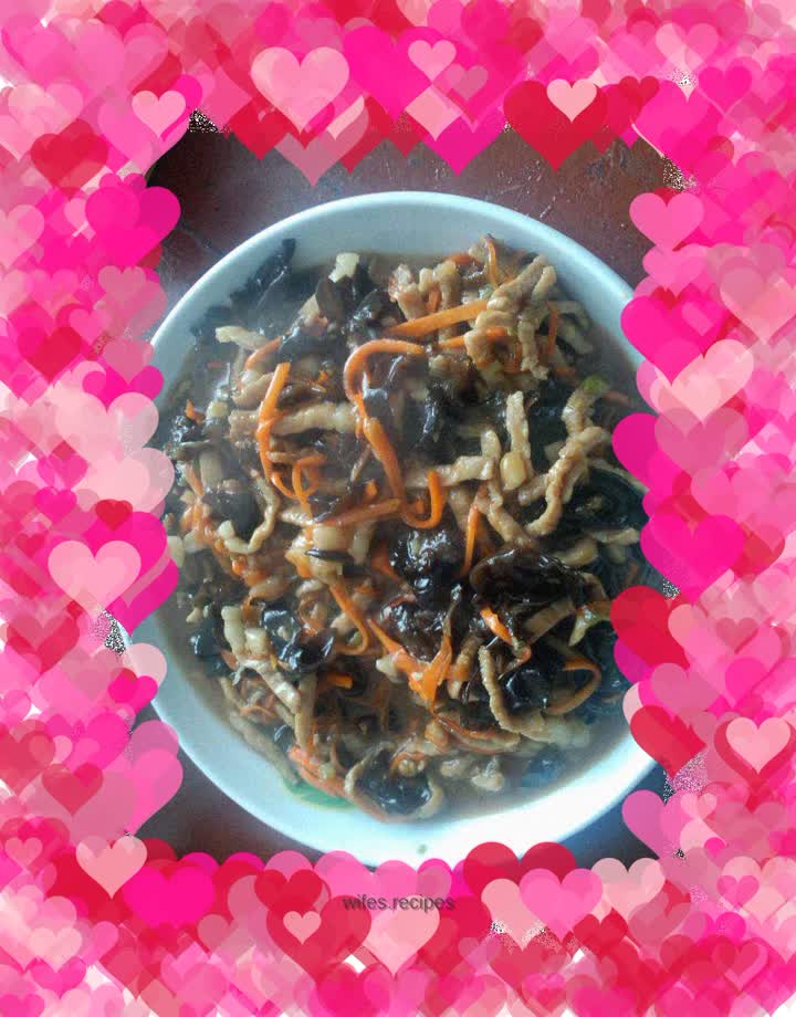 Fish-flavored shredded pork