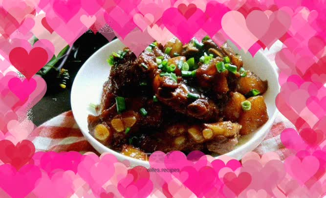 Braised Pork Ribs with Radish