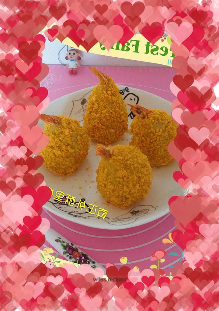 Anchovy shrimp balls