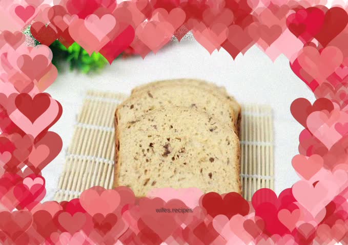 Red date yogurt bread (bread machine version)