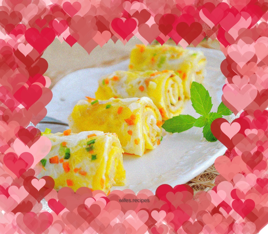 Green onion hot noodle egg pancake