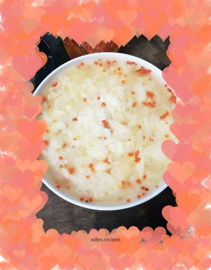 Honey-osmanthus wine-stuffed egg custard