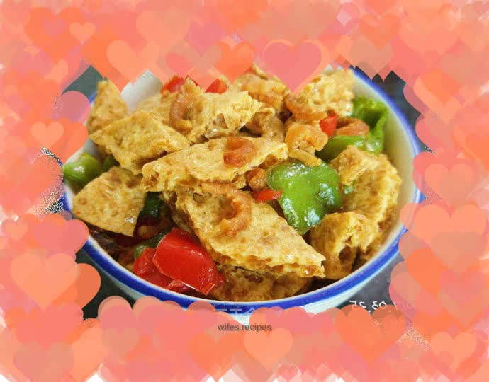 Crispy tofu with sea rice