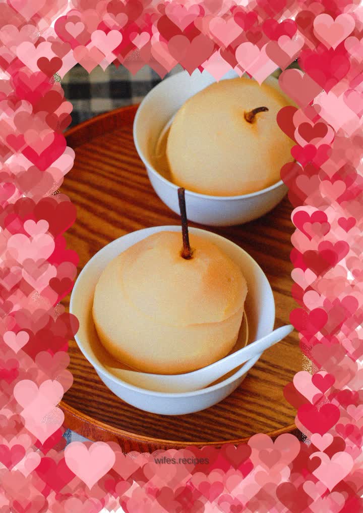 Stewed Sydney Pear with Rock Sugar