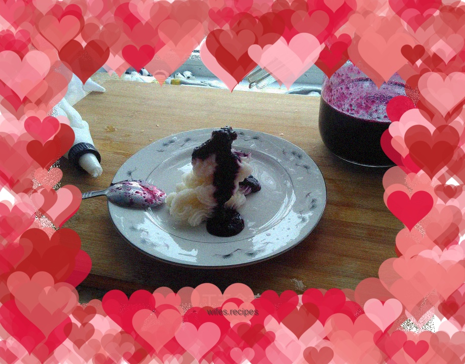 Homemade Blueberry Yams