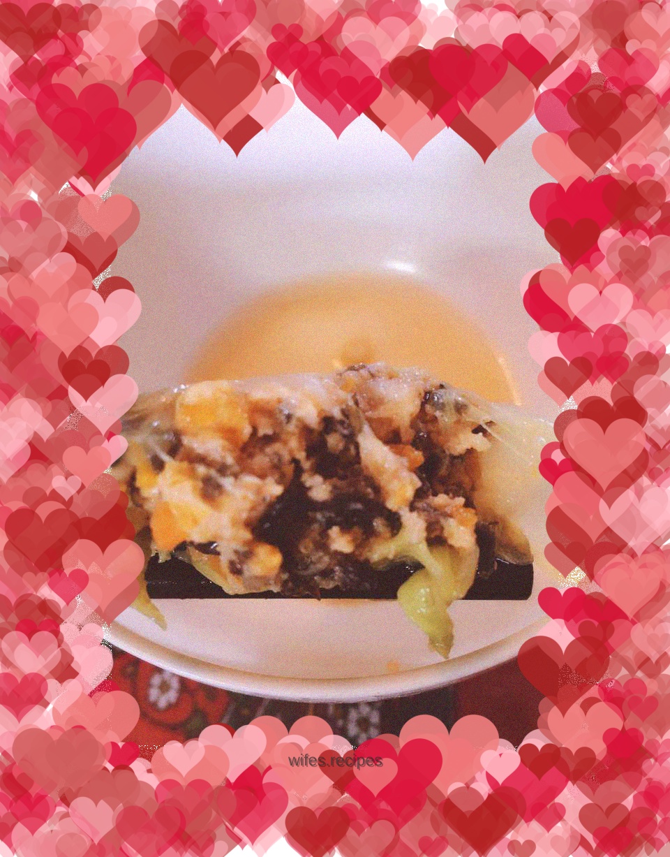 Pork wrapped in vegetables