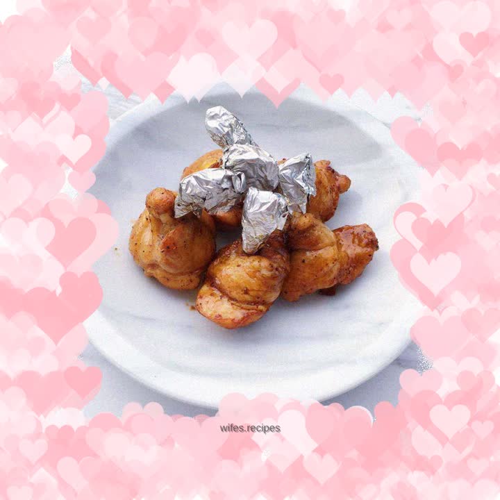 Incredibly delicious roasted wing root