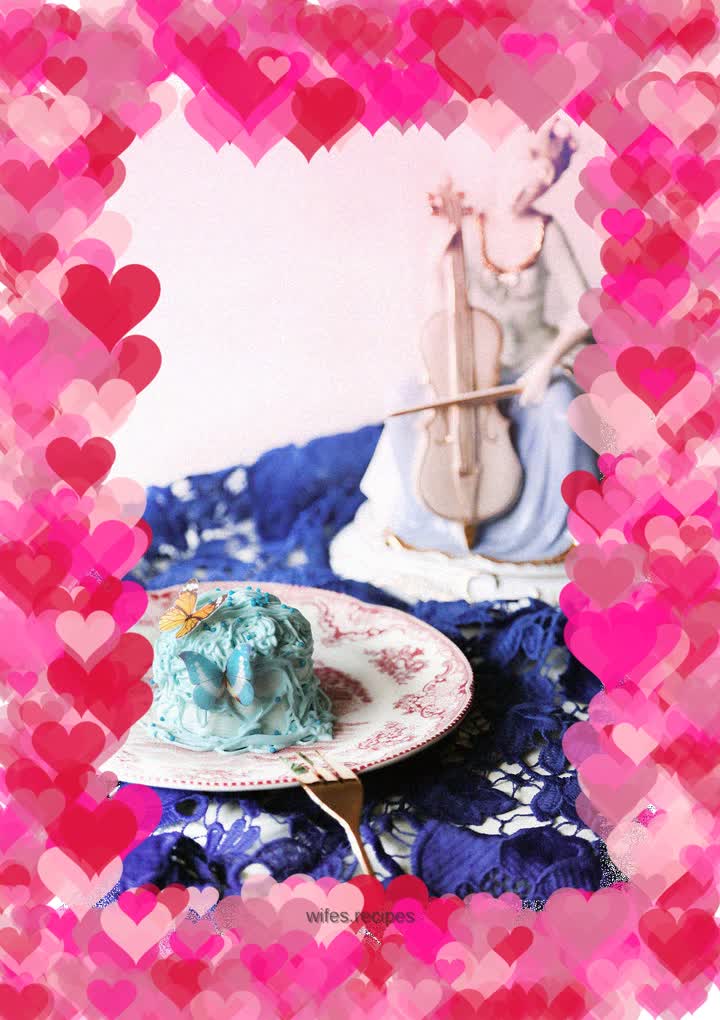 A dream about blue [Wedding cake]