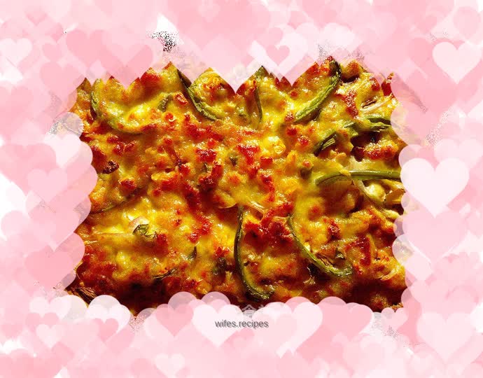 Family version square pizza