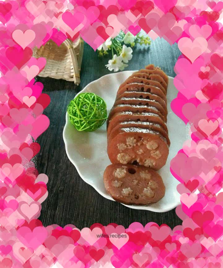 Glutinous rice and lotus root
