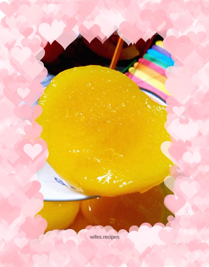 Rock sugar yellow peach