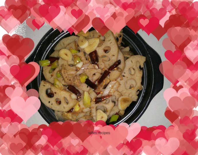 Hot and sour lotus root slices