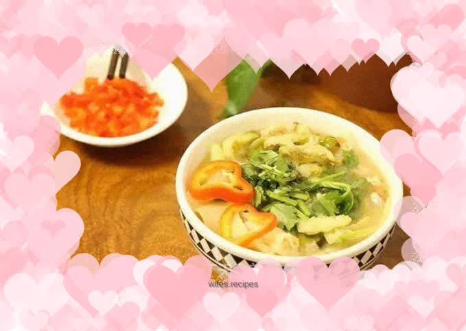 Handmade eggplant noodles, simple, delicious and easy to make