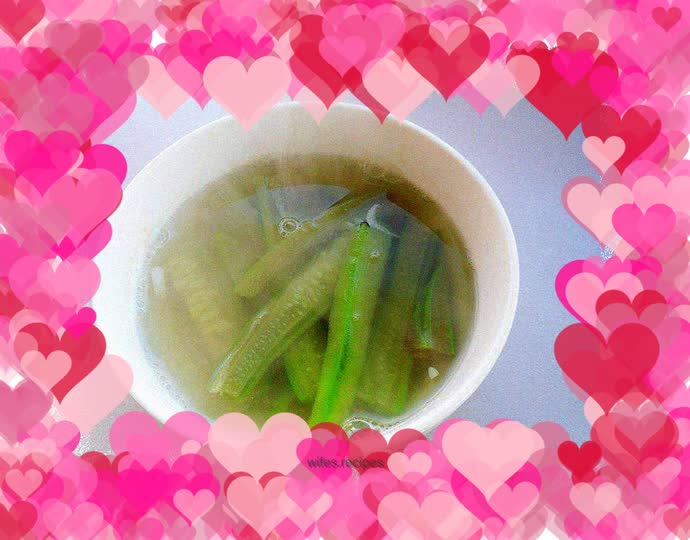 Luffa clear soup
