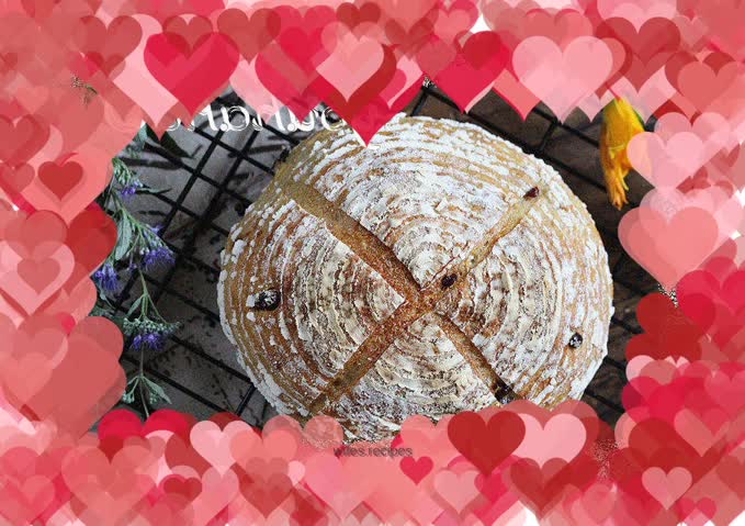 Cranberry Soft European Bread