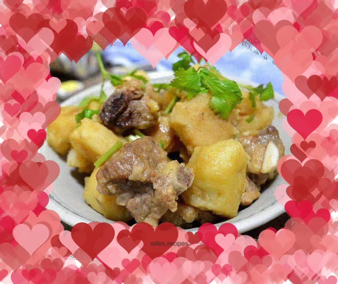 Pork Ribs and Braised Potatoes