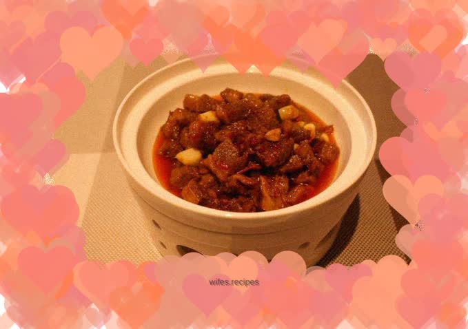 Dry pot beef brisket